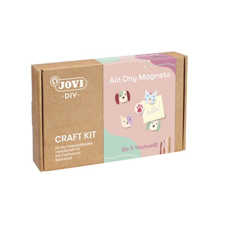 JOVI DIY Craft kit for making MAGNETS with Air Dry clay