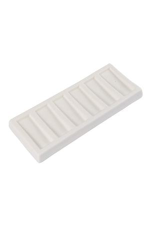 Jakar palette, porcelain, 20 x 8 x 1.5cm, 6 well, rectangular