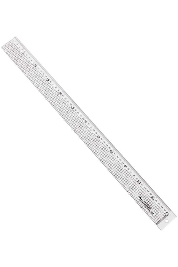 Jakar acrylic ruler with stainless steel edge - 60cm