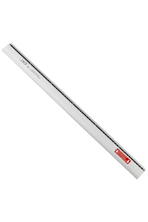Jakar aluminium ruler, printed with mm/cm, stainless steel cutting edge - 60cm