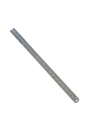 Jakar stainless steel ruler - cm and inches - 50cm (20”)