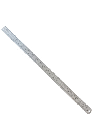 Jakar stainless steel ruler - cm and inches - 60cm (24”)