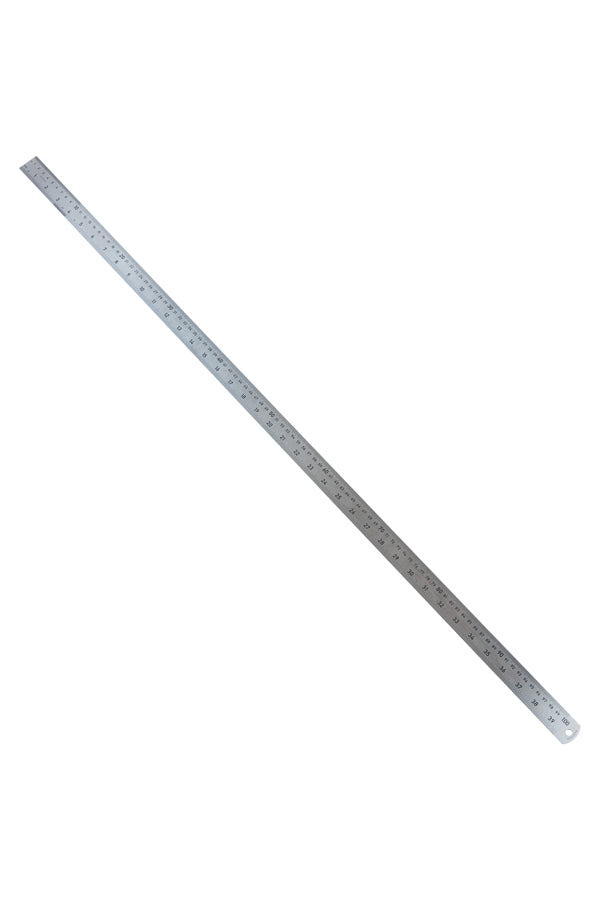 Jakar stainless steel ruler - cm and inches - 100cm (39.5”)