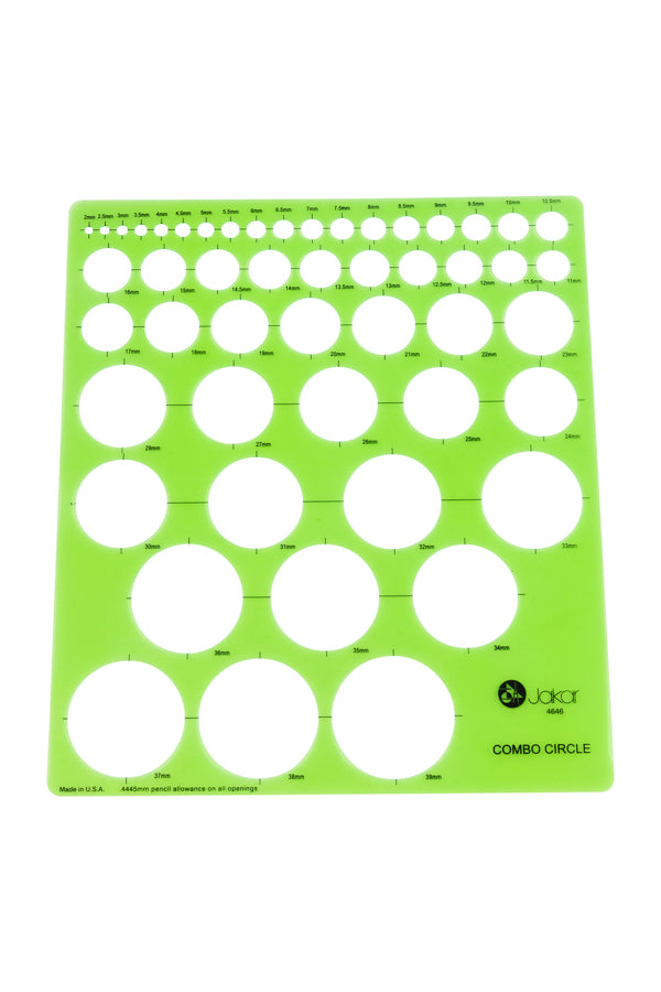 Jakar combo circes template 2-39mm