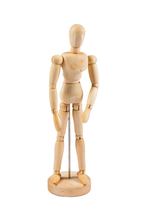 Jakar manikin, wooden, male - 8”/20cm
