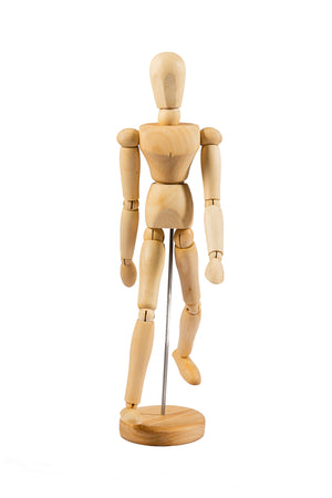 Jakar manikin, wooden, male - 12”/30cm