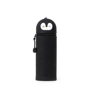 Legami 2-In-1 Silicone Pencil Case - Kawaii - Penguin (NEW)