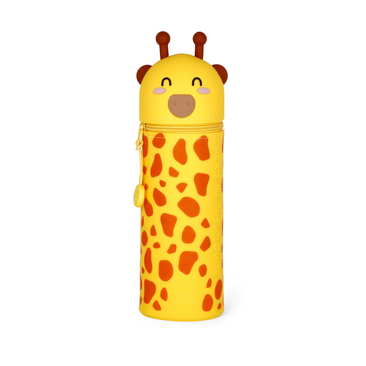 Legami Kawaii 2-In-1 Soft Silicone Pencil Case - Giraffe