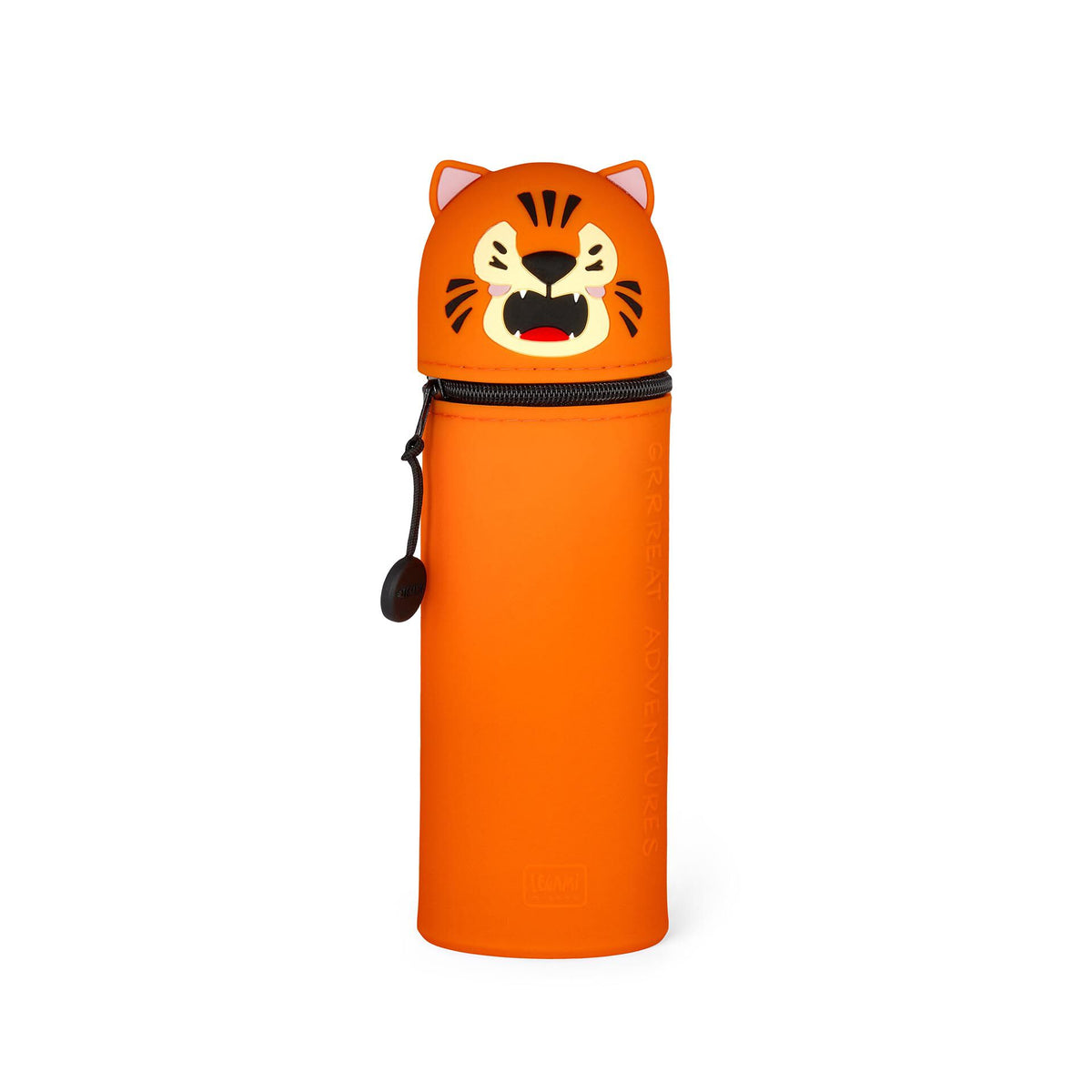 Legami Kawaii 2-In-1 Soft Silicone Pencil Case - Tiger