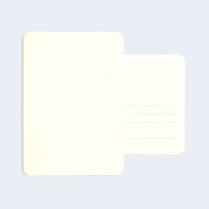 Watercolour postcard front and lined back – refill for sun printing kits