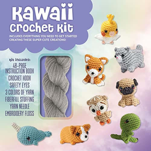 Kawaii Crochet Kit by Katalin Galusz – Complete Crochet Kit