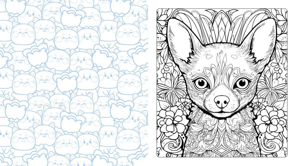 Kawaii Cuties Coloring Kit