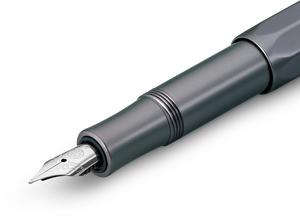 Kaweco AL Sport fountain pen in Anthracite, nib detail