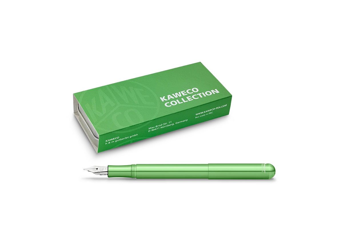 Kaweco Collection Liliput green fountain pen with tin box