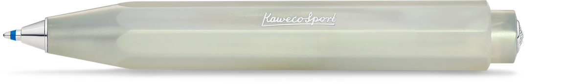 Kaweco Lunar Sport ballpoint pen in Light Green, side view