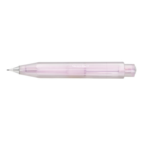 Kaweco Lunar Sport 0.7mm mechanical pencil in Light Purple, iridescent pearl finish with silver trim