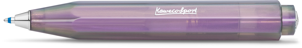 Kaweco Lunar Sport ballpoint pen in Shadow Purple, side view