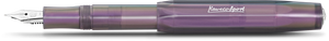 Kaweco Lunar Sport fountain pen in Shadow Purple, iridescent pearl finish with silver trim