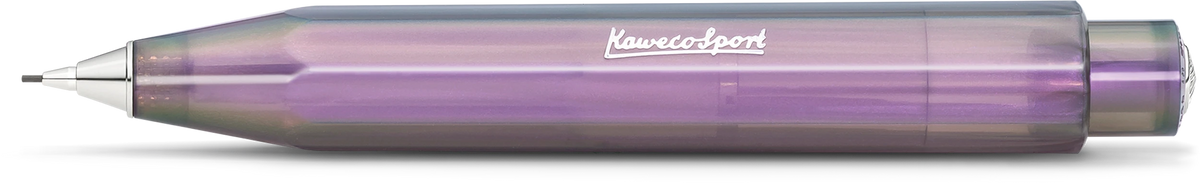 Kaweco Lunar Sport 0.7mm mechanical pencil in Shadow Purple, side view