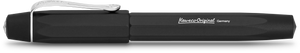 Kaweco ORIGINAL 060 fountain pen capped, showing the octagonal body and mounted chrome clip