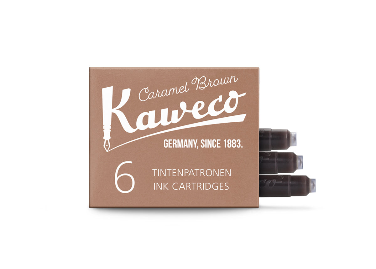 Kaweco Ink Cartridges 6 Pieces Caramel Brown