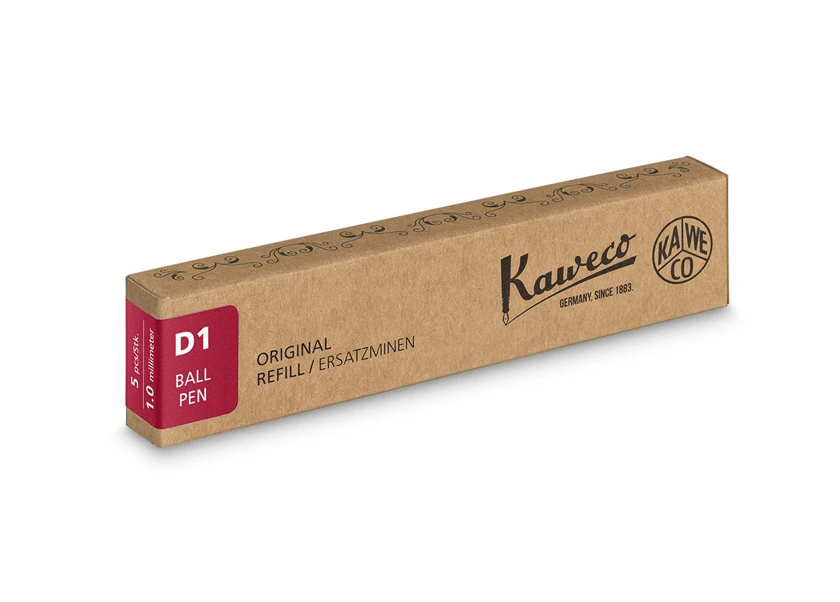 Kaweco D1 Ball Pen Refill Red 1.0 mm - 5 pcs