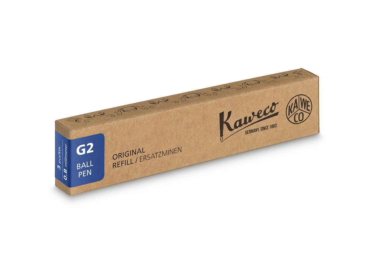 Kaweco G2 Ball Pen Refill Blue 0.8 mm - 3 pcs