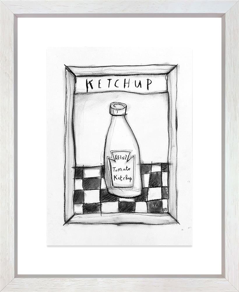 Ketchup! charcoal study by Michael Abrams – original study