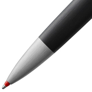 LAMY 2000 4-Colour Multi Pen showing the tip with a red ink refill.