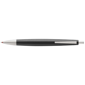 LAMY 2000 4-Colour Multi Pen showing red ballpoint tip and sleek design with silver clip.