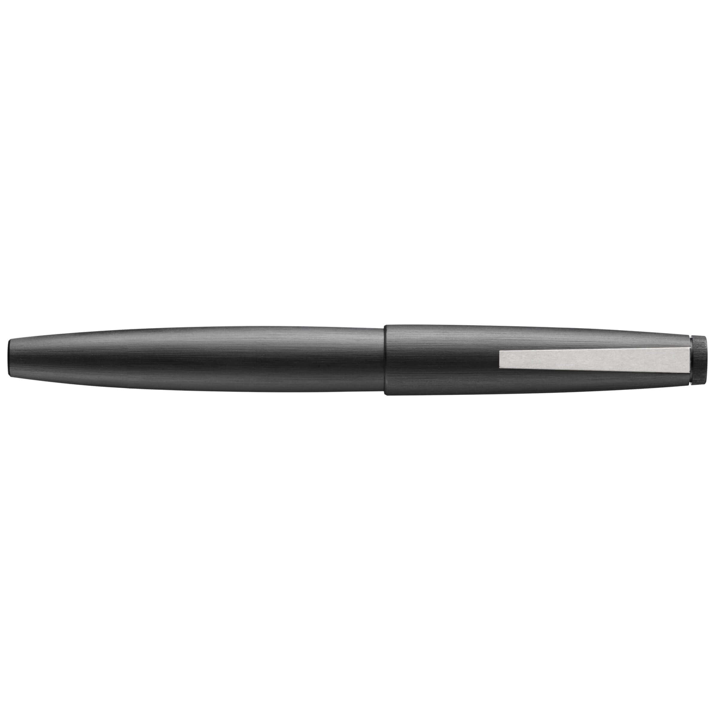 LAMY 2000 Rollerball Pen showcasing its sleek Makrolon body and stainless steel clip.