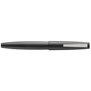 LAMY 2000 Rollerball Pen showcasing its sleek Makrolon body and stainless steel clip.