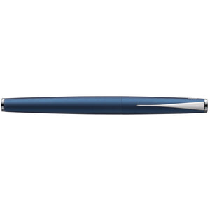 LAMY studio Fountain Pen - Imperial Blue in a sleek design with polished chrome fittings and aviator clip.