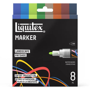 Liquitex Acrylic Markers 2mm Set of 8 Landscape — product detail
