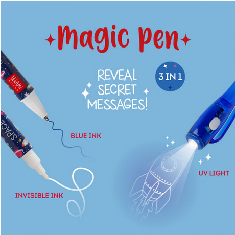 Legami Invisible Ink Pen - Magic Pen_Kit  - Space