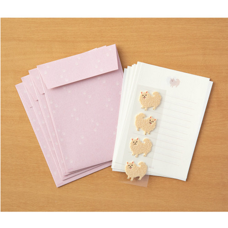 Letter Set with Stickers 312 Pomeranian