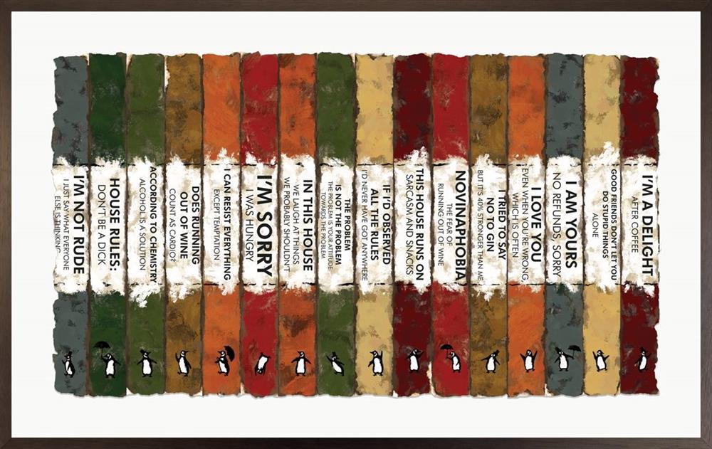 Life's A Bookcase Antique Paper Deluxe by Hue Folk