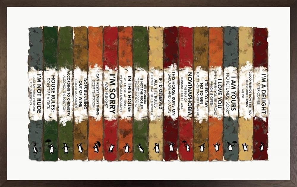 Life's A Bookcase (Antique) by Hue Folk