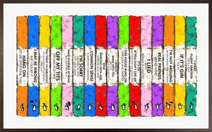 Life's A Bookcase Paper Deluxe by Hue Folk, studio edition on paper