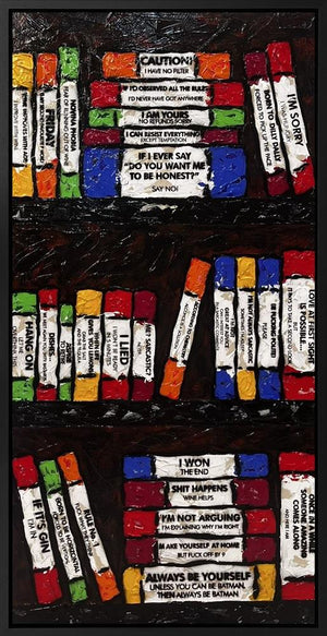 Life's A Bookcase VX original by Hue Folk