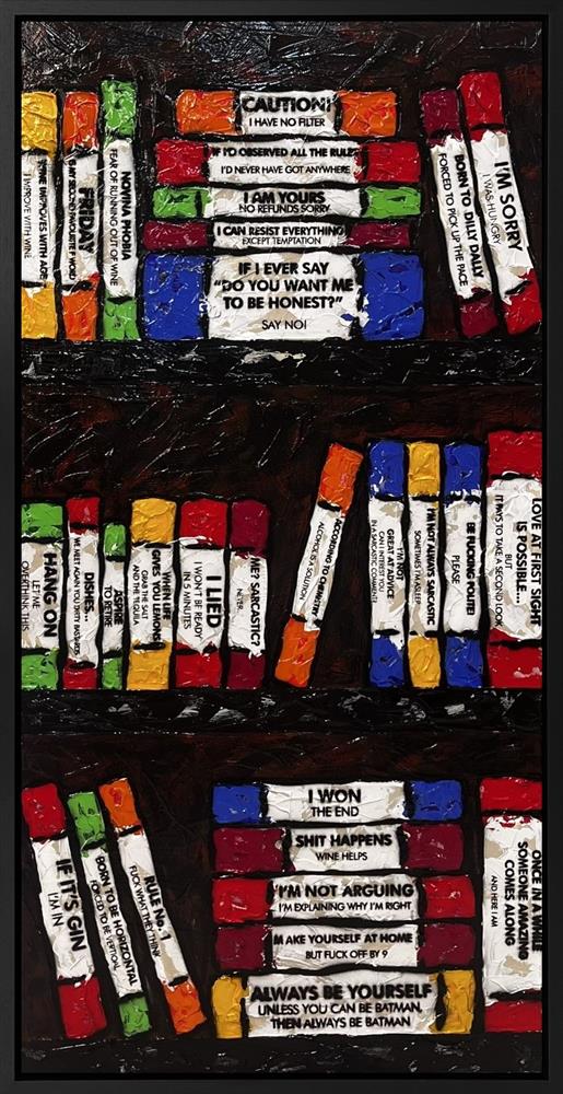 Life's A Bookcase VX original by Hue Folk