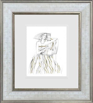 Lord And Lady III Line Study by Andrei Protsouk