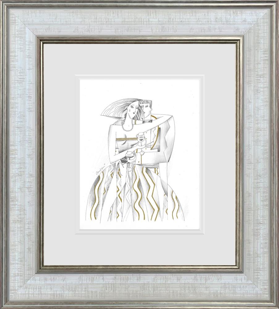 Lord And Lady III Line Study by Andrei Protsouk