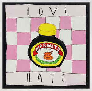 Love Hate Canvas Deluxe by Michael Abrams – original painting