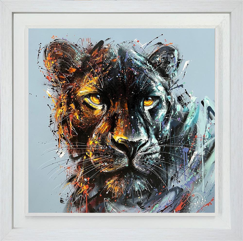 Luna by Joe Galindo – limited edition wildlife studio print