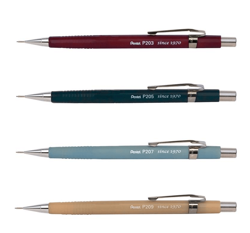 P205 Pentel P205-RE Mechanical Automatic Pencil - Limited Edition ...
