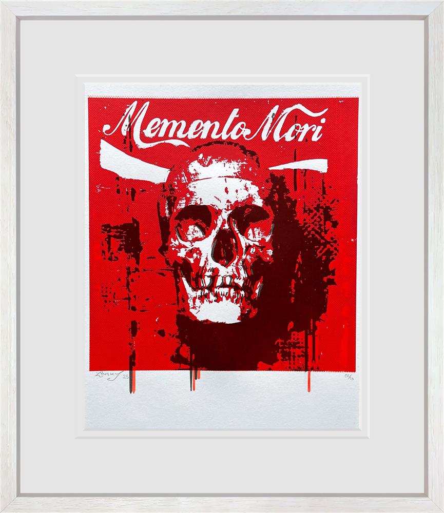 Memento Mori by Zinsky – signed limited-edition screenprint