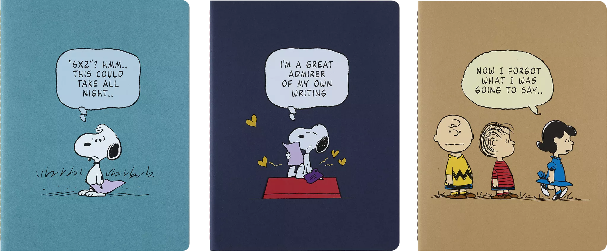 Moleskine Limited Edition Peanuts XL Cahier Bundle – Set of 3
