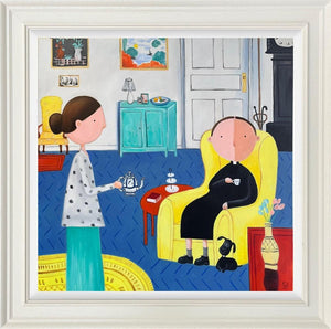 More Tea Vicar? by Michael Abrams – original painting