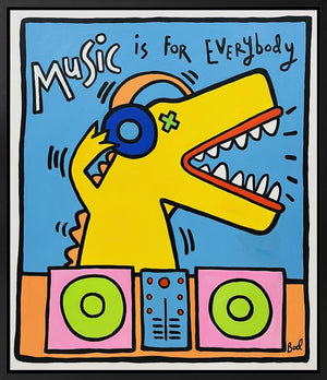 Music Is For Everybody (Bod Series) by Michael Abrams – original painting